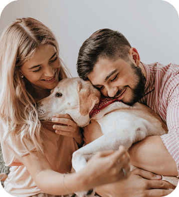 Mother and child smiling